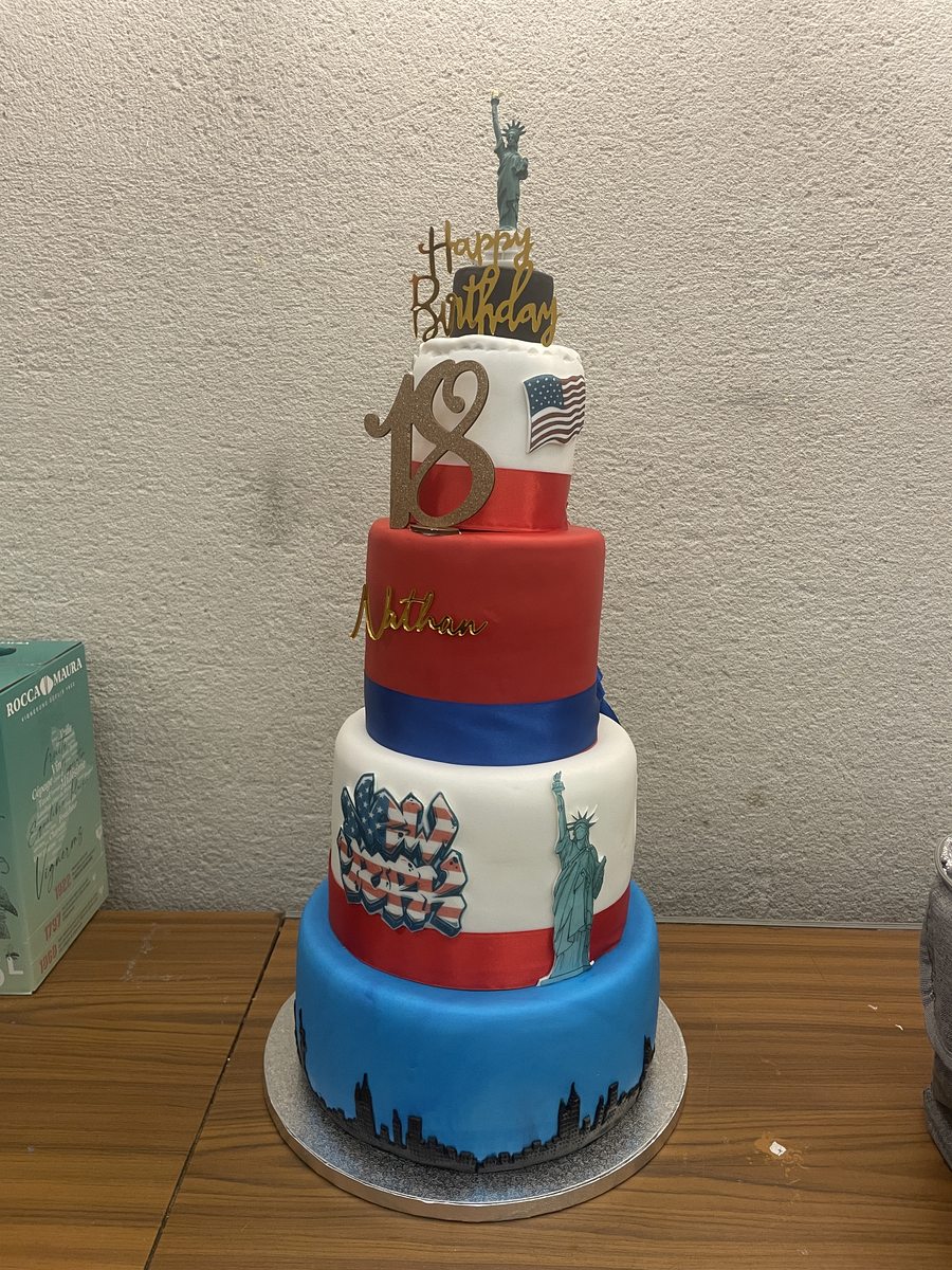 Gâteau sculpté 3D thème New York - Audrey Aubry
