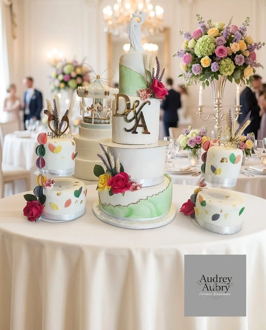 Création de gâteau élégante pour événement