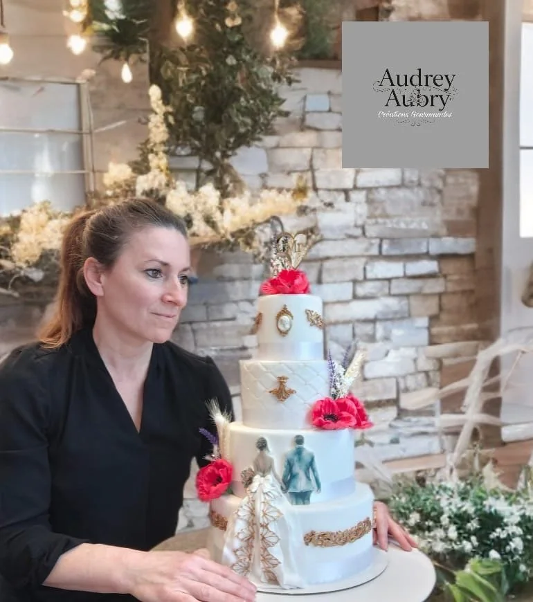 Audrey Aubry cake designer professionnelle - création mariage